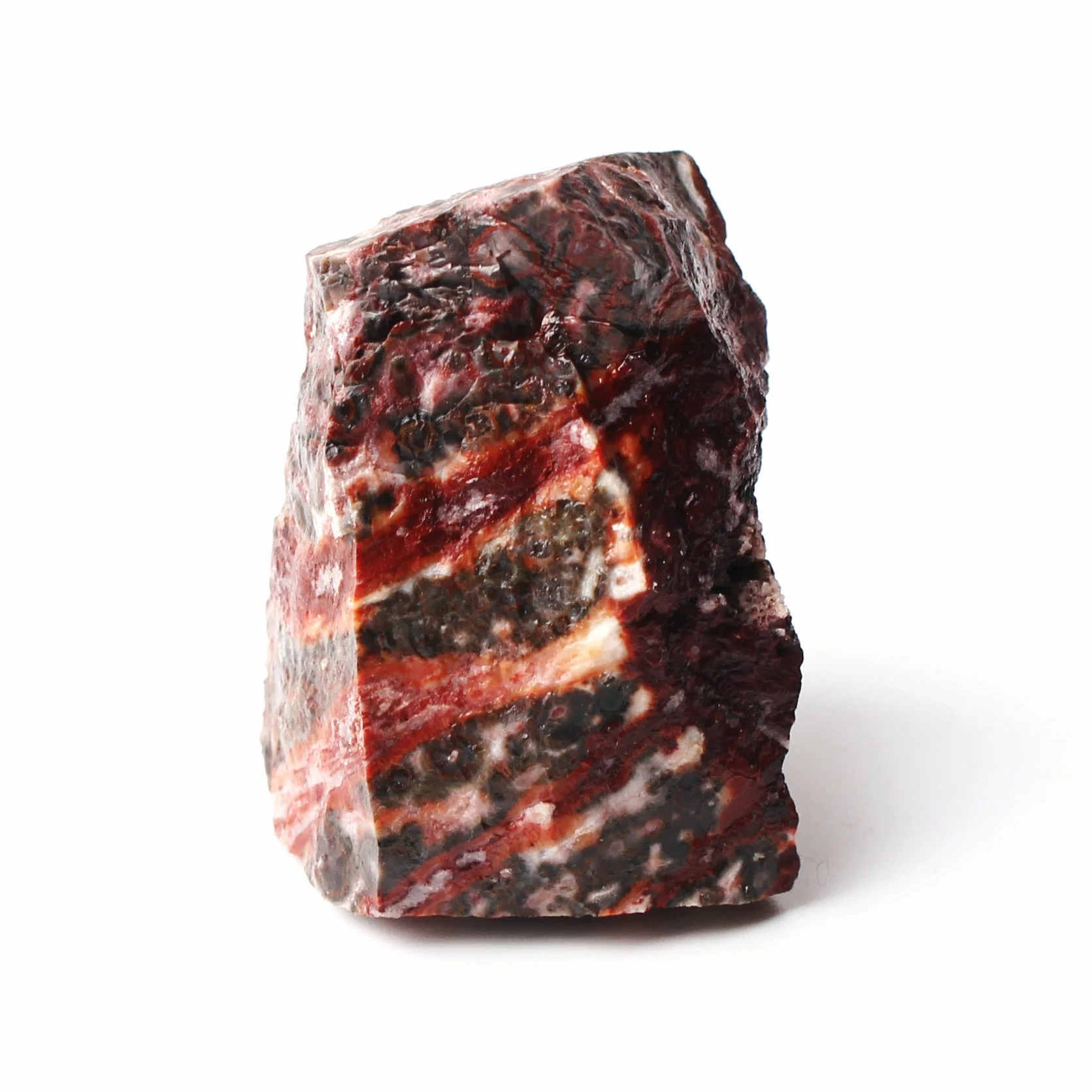 1 шт. натуральный Леопардовый камень кристалл рокстоун красная пятнистая линия