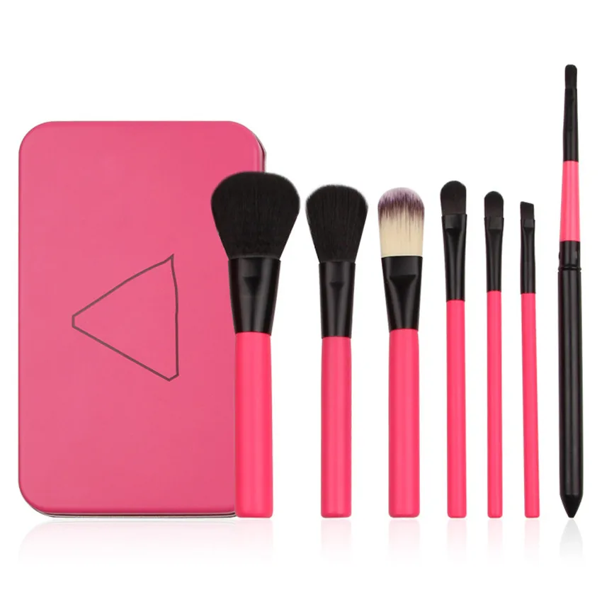 7 шт. набор кистей для макияжа розово красные|makeup brush set|7pcs makeup brushes setbrush set |