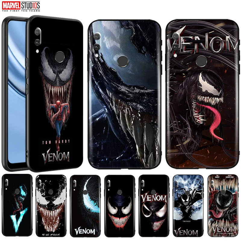 

Venom Phone Case For Huawei Y9 Prime 2019 2019 Y9a Y9s Y9 2018 Funda Cover Marvel Avengers Comics Venom Deadpool