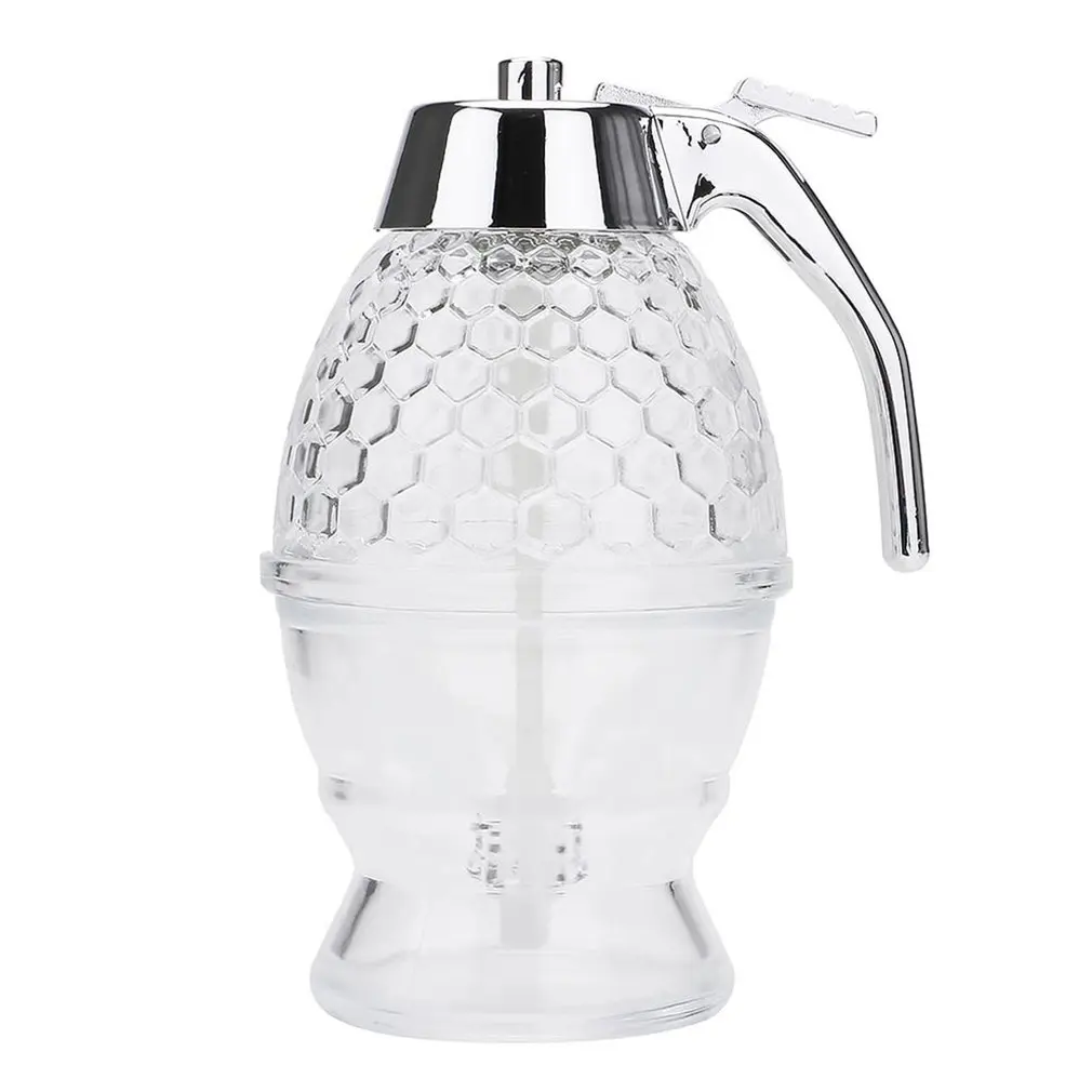 Squeeze Bottle Honey Jar Container Bee Drip Dispenser Kettle Storage Pot Stand Holder Juice Syrup Cup Kitchen Accessories | Дом и сад