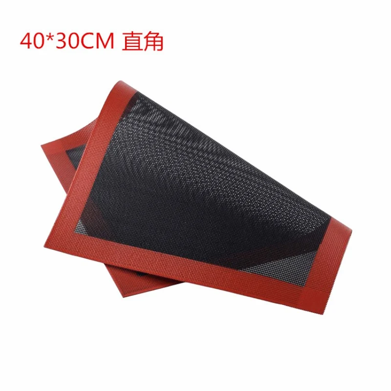 Перфорированный силиконовый коврик для выпечки антипригарный противень печенья