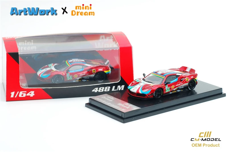 

1:64 LB Performance 488 GTE Racing WEC No51 CM Model