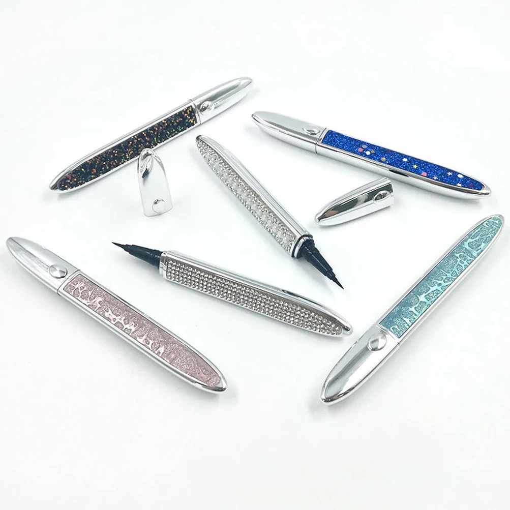 Silver tube self-adhesive eyeliner color watercolor bulk wholesale private customization |