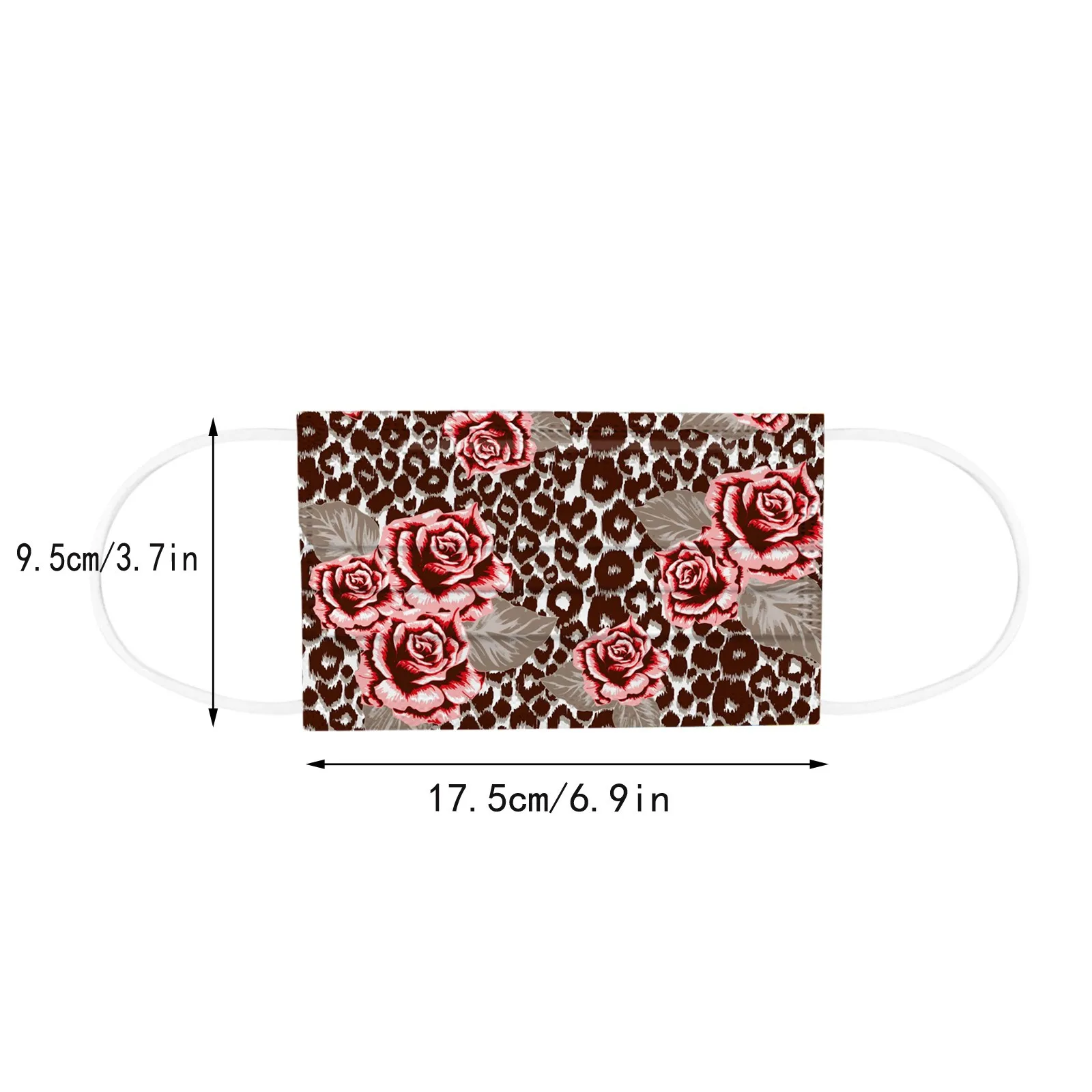

10pcs Disposable Face Mask For Adult 3-layer Protective Face Mask Cartoon Leopard Print Masque Mascarilla Mondkapjes Cosplay