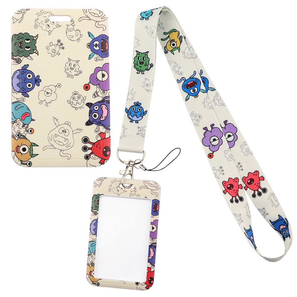 

YQ784 Monsters University Lanyard Office ID Campus Card Holder Badge Holder Cartoon Phone Neck Strap Keychain Lariat Jewelry