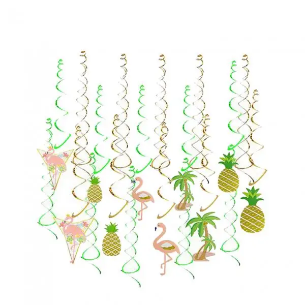 20 штук Висячие завитки вечерние украшения для дня рождения ребенка душ