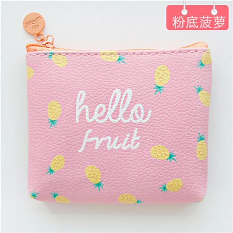 Летние Новые брендовые кожаные кошельки маленькие свежие повседневные PU кошелек