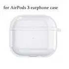 Прозрачные чехлы для AirPods Air Pods 3 Чехлы для беспроводных наушников Защитный чехол для Airpods 3 PC TPU прозрачный жесткий чехол