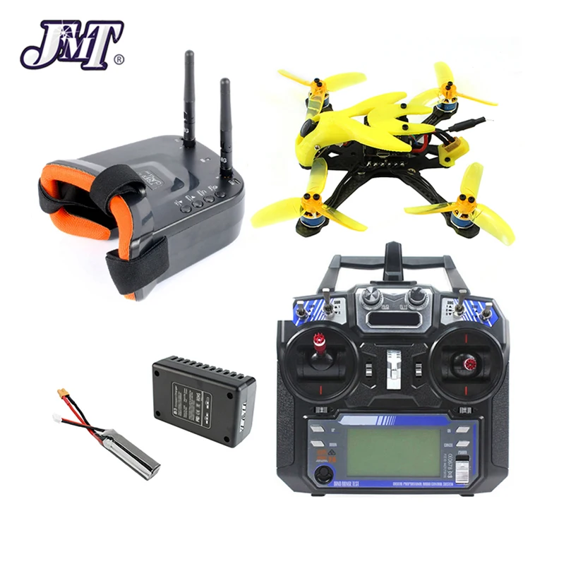 Полный набор 135 мм бесщеточный FPV гоночный Дрон 2S DIY RC Квадрокоптер с MiniF4 Полетным