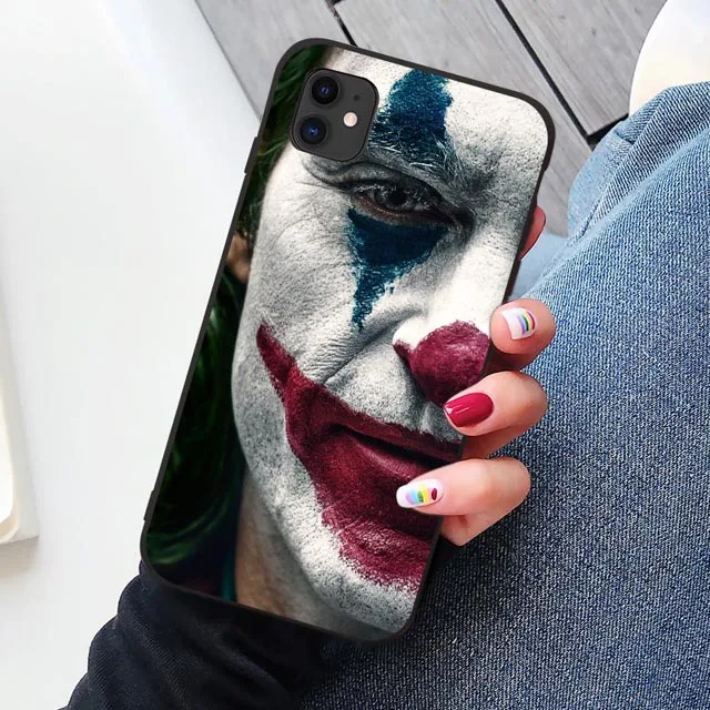 Черный Joker Joaquin Phoenix movie TPU Мягкий резиновый чехол для телефона чехол для iPhone 11 Pro Max 6 6S 7 7plus 8 8Plus X XS MAX XR