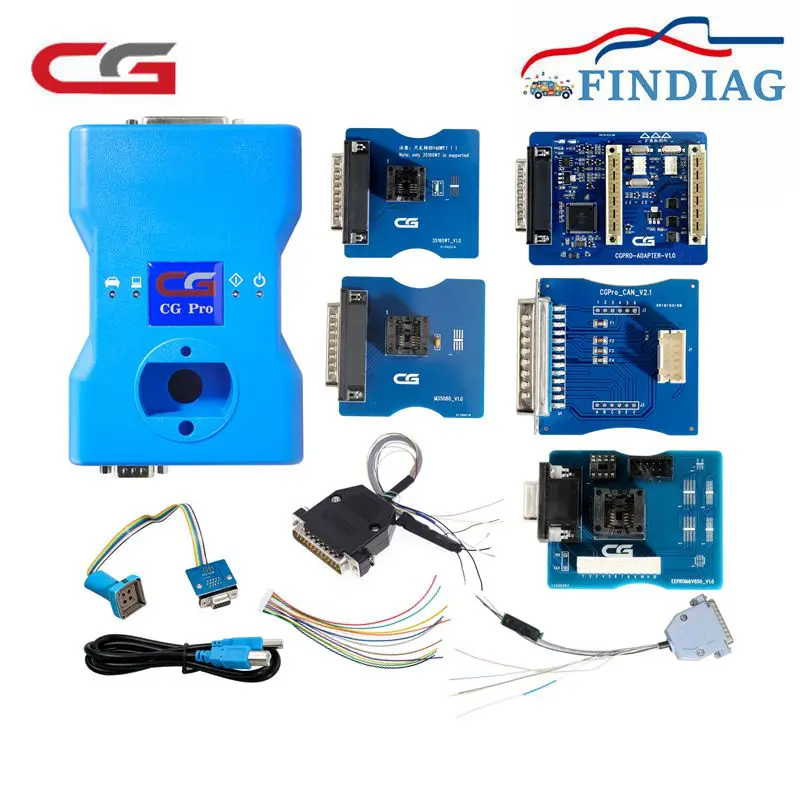 

Next Generation of CG100 CG For BMW For Benz For Mercedes CGPro 9S12 Auto Key Programmer Support ECU IMMO Including All Adapters
