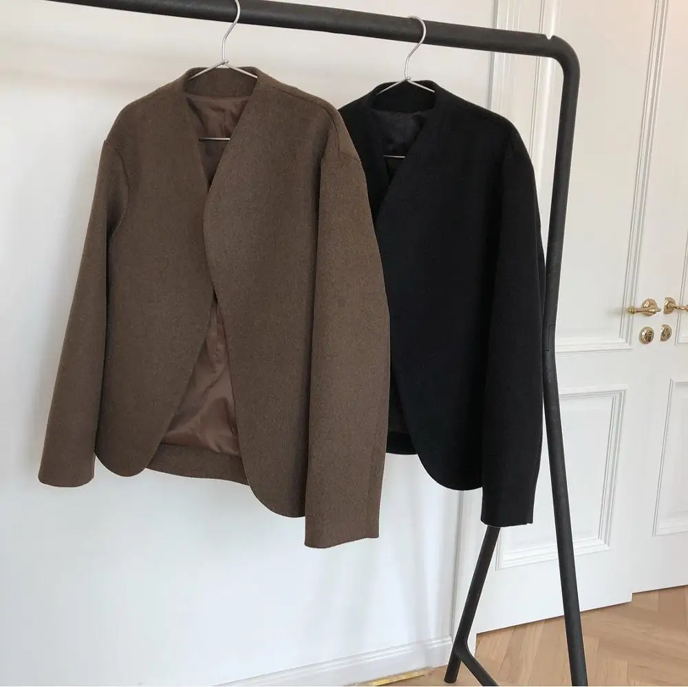 В винтажном стиле Из шерсти для детей плотная детская бархатная куртка теплое