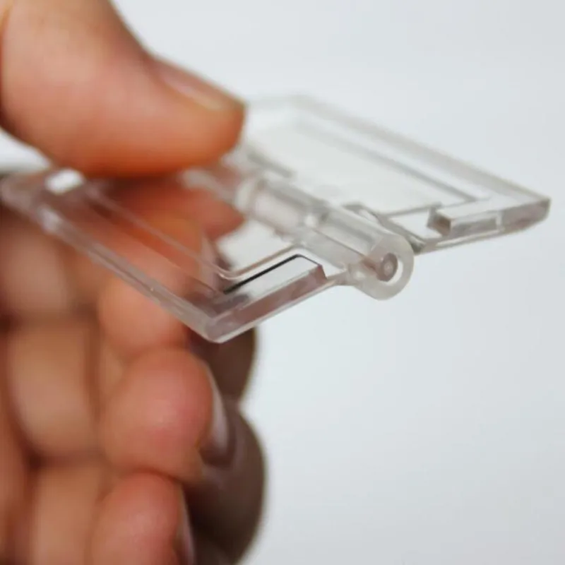 10 шт. прозрачные пластиковые петли Прочные акриловые складные для шкатулки