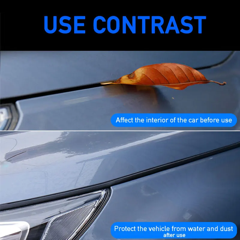 

Waterproof Hood Sealing Strip for Car Rubber Seal Strips for Engine Covers Seals Trim Anti Dust Car Hood Sticker Accessories