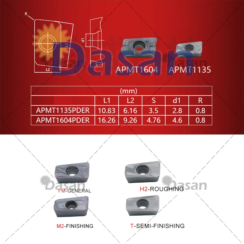 10шт APMT1135PDER H2 TT APMT1604 APMT1605 XM APMT RPMT1204MOE RDMT1204 RPMT10T3 RDMT120512 фрезерные пластины для твёрдых сталей.