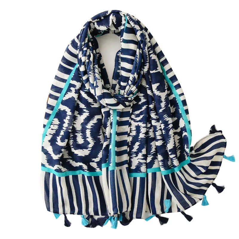 

Fashion Sexy Leopard Dot Tassel Viscose Shawl Scarf High Quality Neckerchief Autumn Winter Foulards Hijab Sjaal Wrap Pashmina
