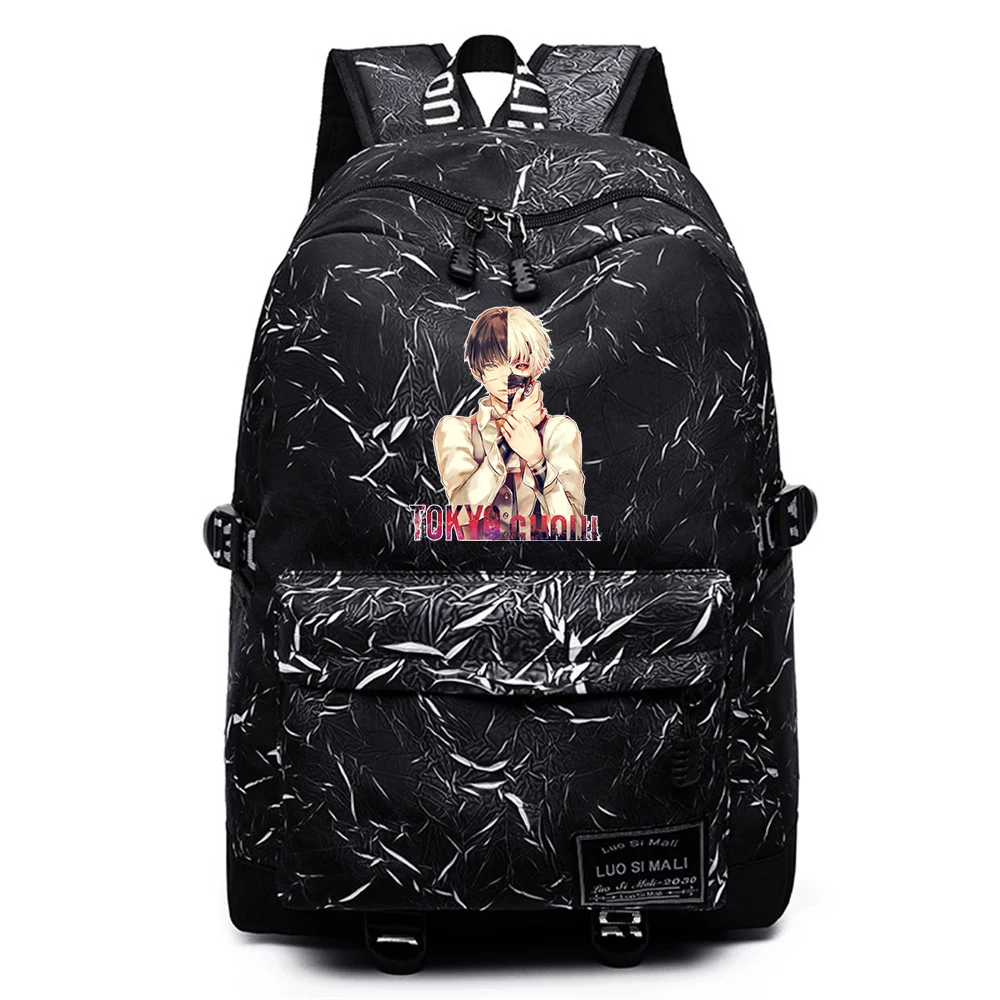 

Backpack Anime Tokyo Ghoul Teenger Mochila High Quality Casual Schoolbag Packsack Unisex Student Travel Laptop Bag