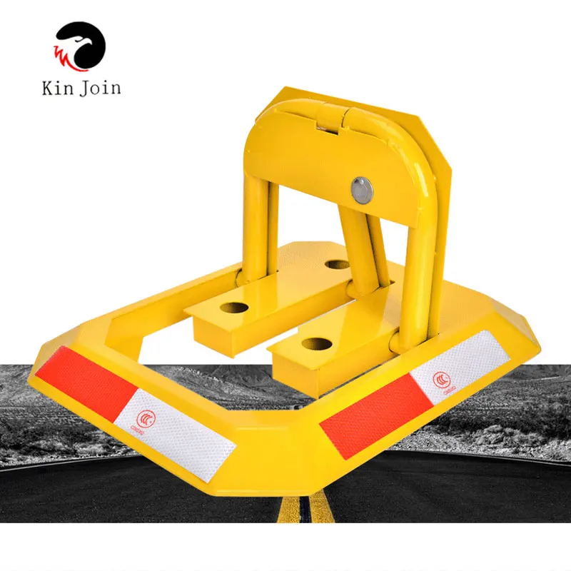 

KinJoin Octagon Steel Car Parking Blocker, car Parking Barrier, Manual Parking Lock Bollard post