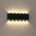 Светодиодная настенная алюминиевая уличная лампа, IP65 водонепроницаемый светильник для дома, лестницы, спальни, прикроватного столика, ванной, коридора
