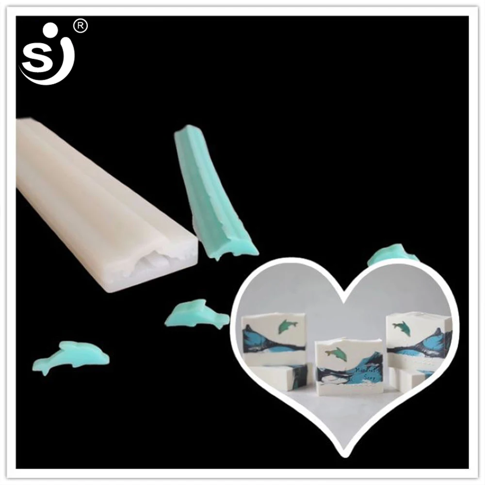 SJ Дельфин силиконовые формы для изготовления мыла ручная работа сделай сам