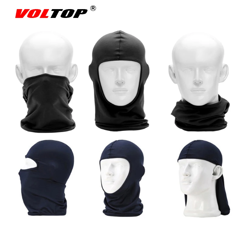 VOLTOP, Тактическая Военная маска для лица, дышащая Балаклава, спортивные головные уборы, быстросохнущие шапочки, ветрозащитная шапка, мотоциклетный шлем