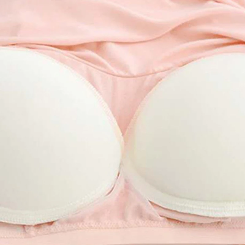 Женские футболки со встроенным бюстгальтером мягкие эластичные Модальные топы с