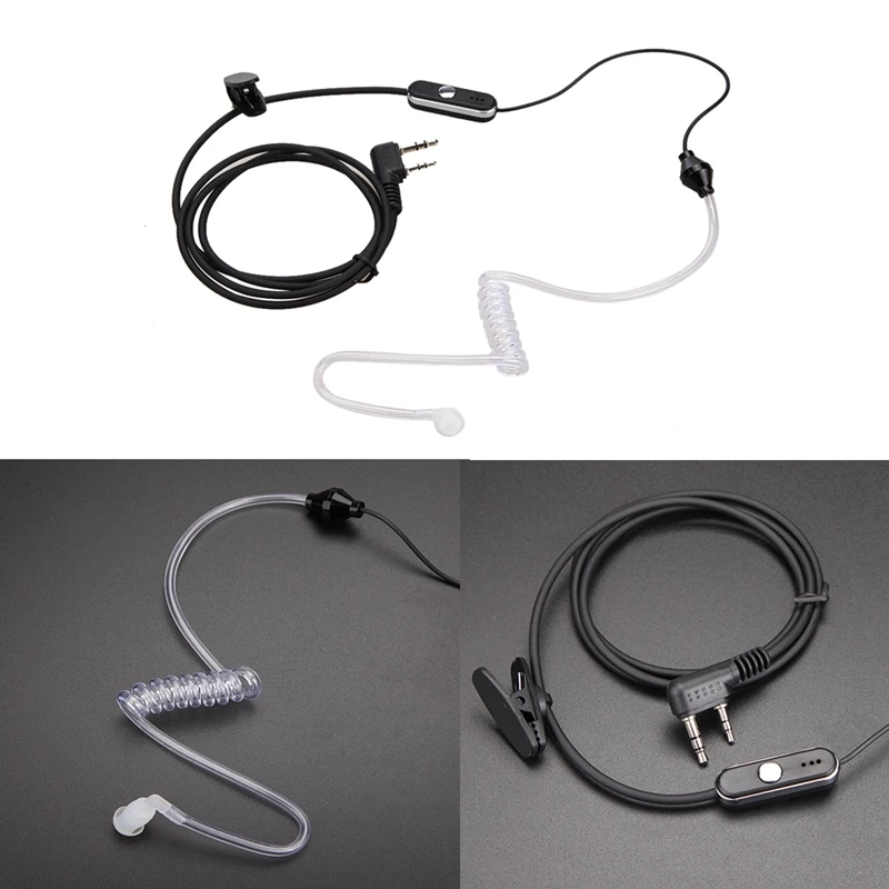 Акция-наушники для Baofeng Retevis Radio L3FE 2 pin air tube наушники PTT MIC скрытые звуковые трубки |