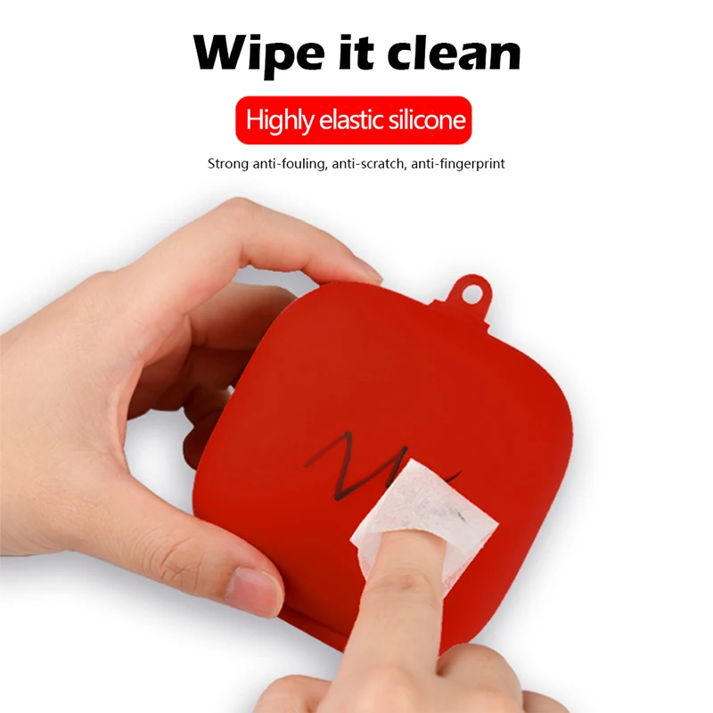 Противоударный силиконовый защитный чехол для наушников мягкий Apple Powerbeats Pro