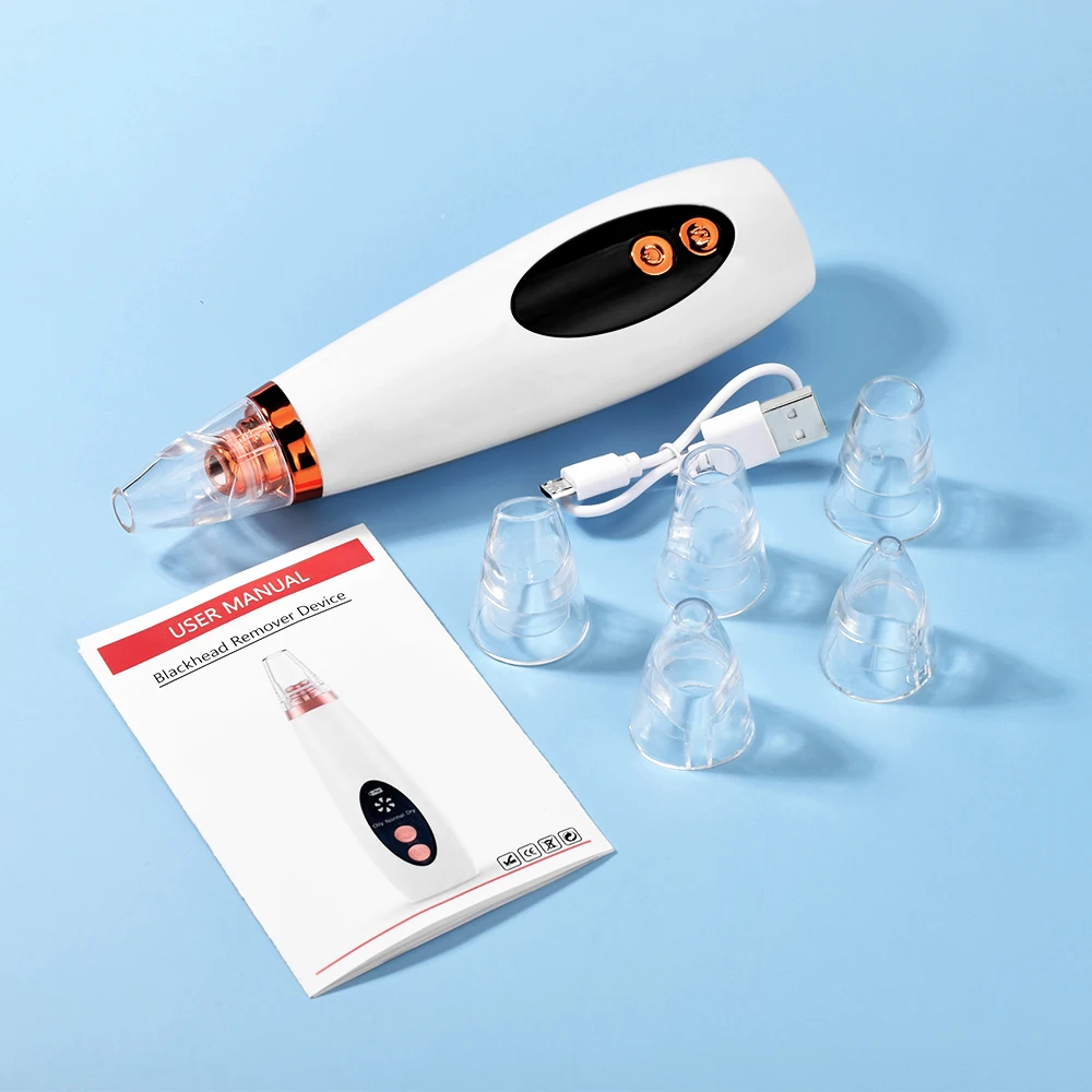 

Blackhead Remover Face Deep Pore Cleaner Acne Pimple Removal Vacuum Suction Facial SPA Dermabrasion Beauty Care Tool Skin Care