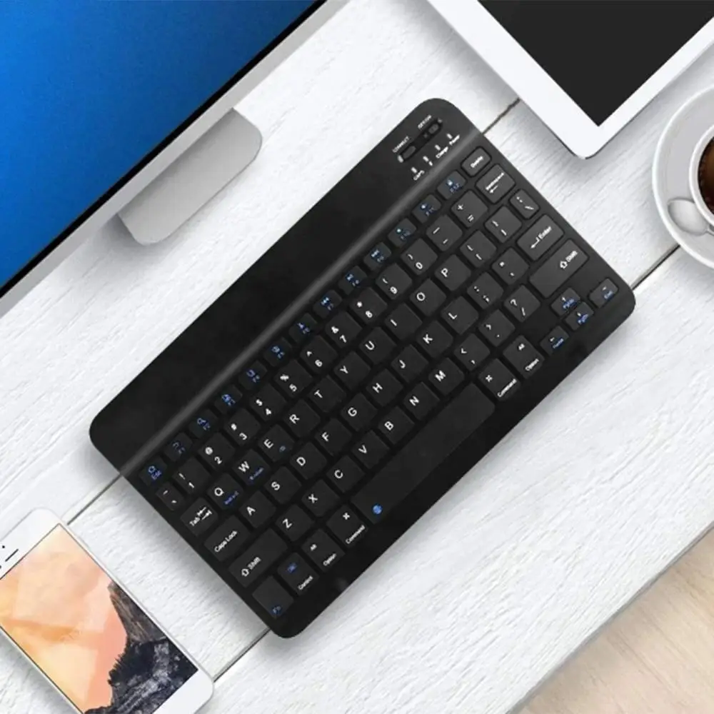 

7 8 дюймов мобильный телефон для ноутбука для Ipad клавиатура ультра-тонкая мини Беспроводной клавиатура для компьютера