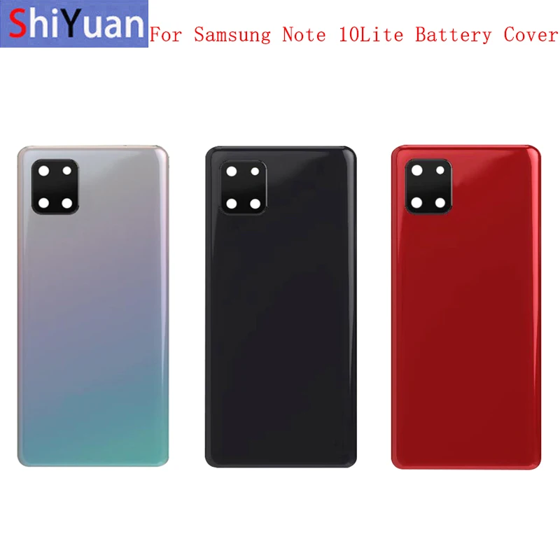 Крышка батарейного отсека задняя крышка корпуса для Samsung Note 10 Lite N770F рамка