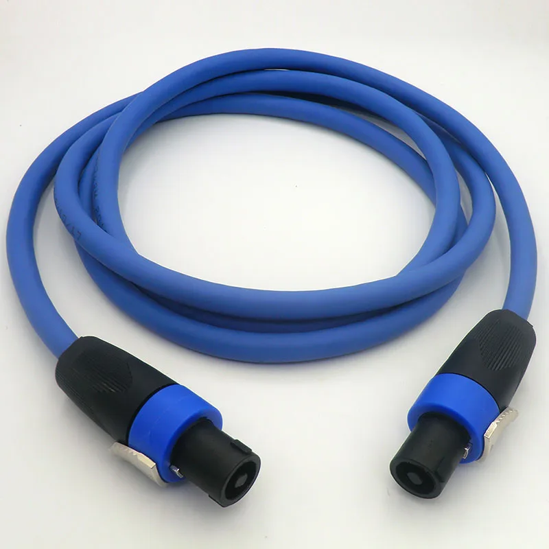 Аудиокабель для динамика с флюоресцентной лампой NL4FC и 2 жильным медным проводом