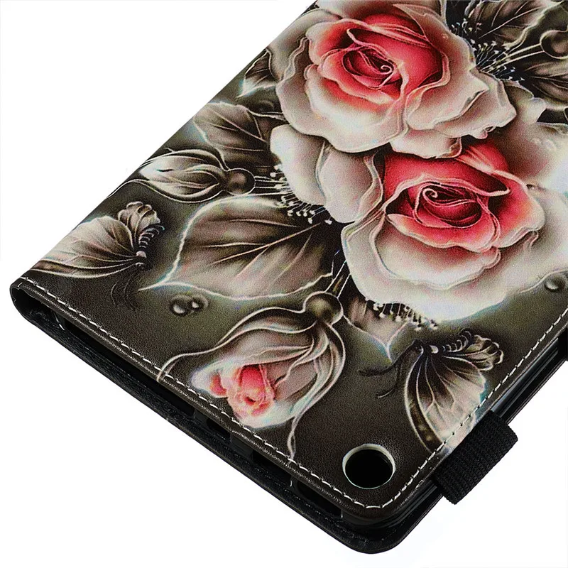 Мультяшный чехол для всех Новый Kindle Fire 7 2017 2019 2015pu кожи животных цветок fire7 9th gen