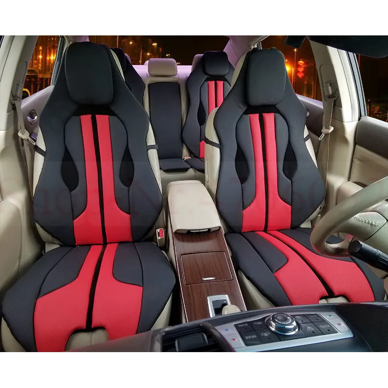 Чехол для сидения автомобиля мягкая подушка красного и синего цвета феррари Mercedes