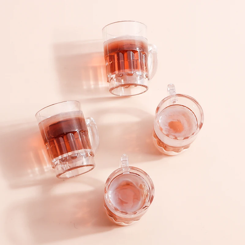 4 шт. Новые Подвески в виде чашки питьевого пива для висячих сережек брелок