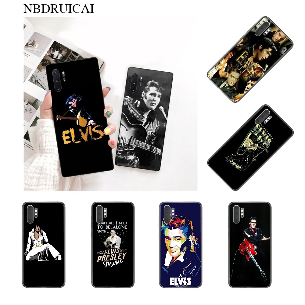 NBDRUICAI Elvis presley Singer чехол для телефона Samsung Note 3 4 5 7 8 9 10 pro M10 20 30 | Мобильные телефоны и