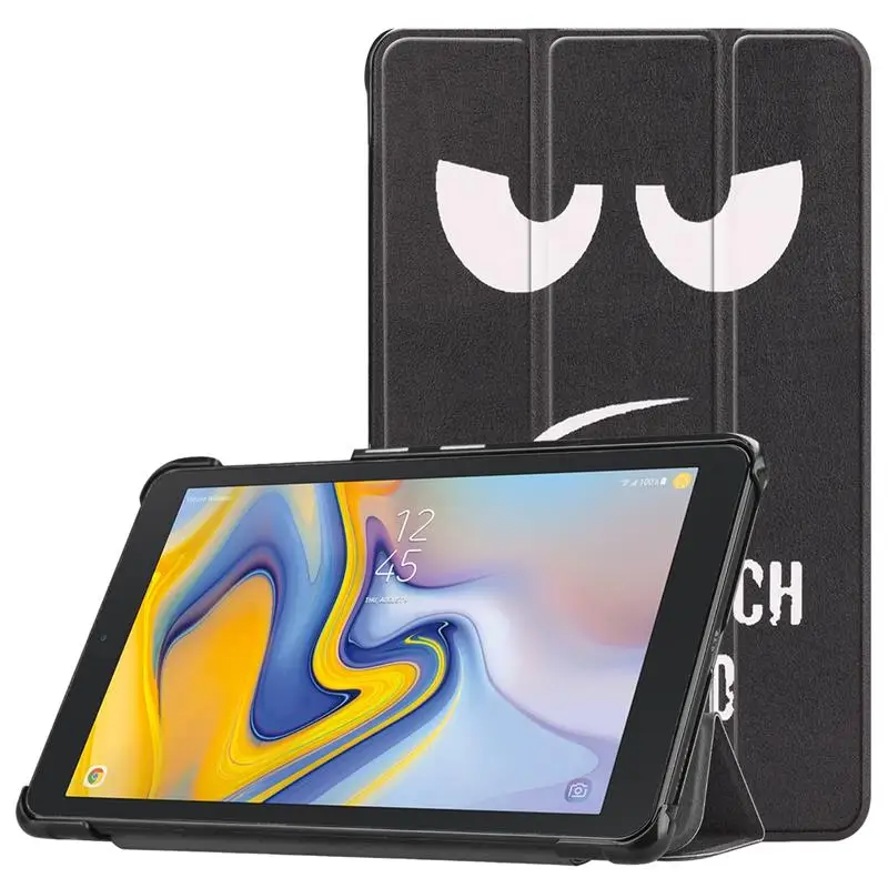 Чехол-книжка с подставкой для samsung Galaxy Tab A 8,0 T387 SM-T387 8,0 дюймов, треугольная крышка, чехол для планшета+ пленка+ ручка