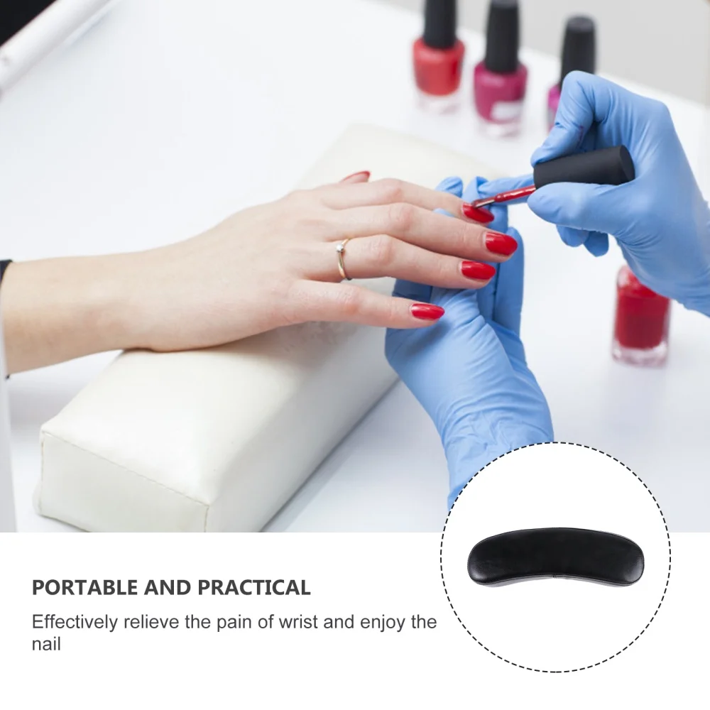

Portable Manicure Nail Art Salon Wrist Cushion Pad(Black)