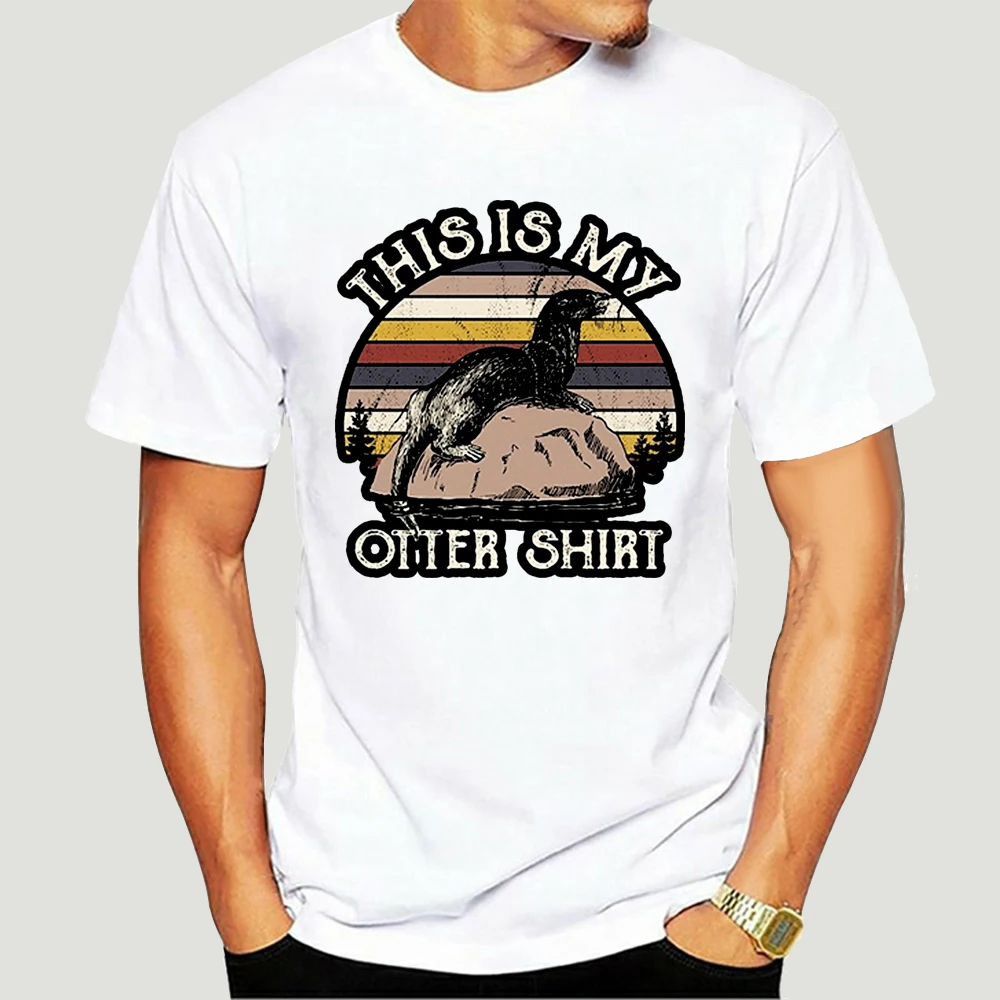 

Funny Otter This Is My Otter Shirt Vintage Men's T Shirt
