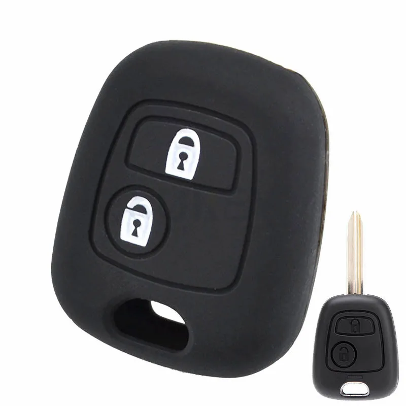Силиконовый ключ чехол Fob дистанционный крышка для Citroen C1 C2 C3 C4 C5 DS3 DS4 Picasso Xsara peugeot