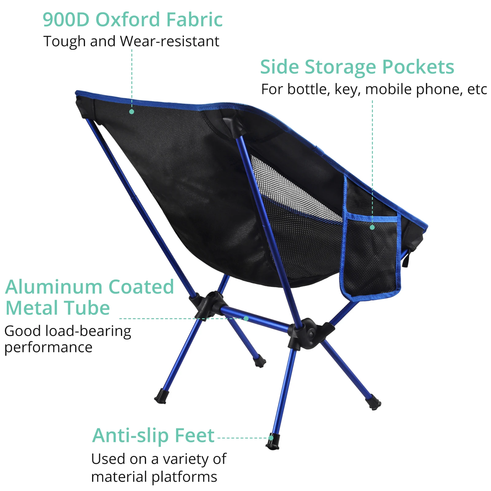 en Ucuz AMTOVL Ultralight Ayrılabilir Taşınabilir Kamp Balıkçılık Sandalye Hafif Sırt çantası Katlanır Genişletilmiş Koltuk Ofis Yürüyüş