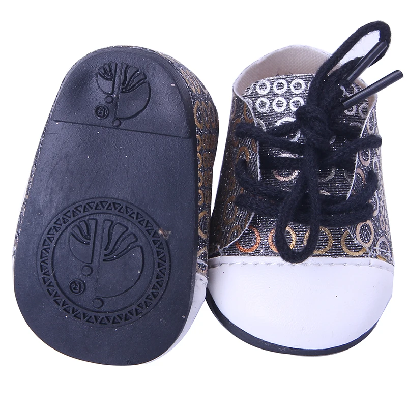 Ботинки Martin Обувь с узором для 18 дюймовых американских и 43 см новорожденных