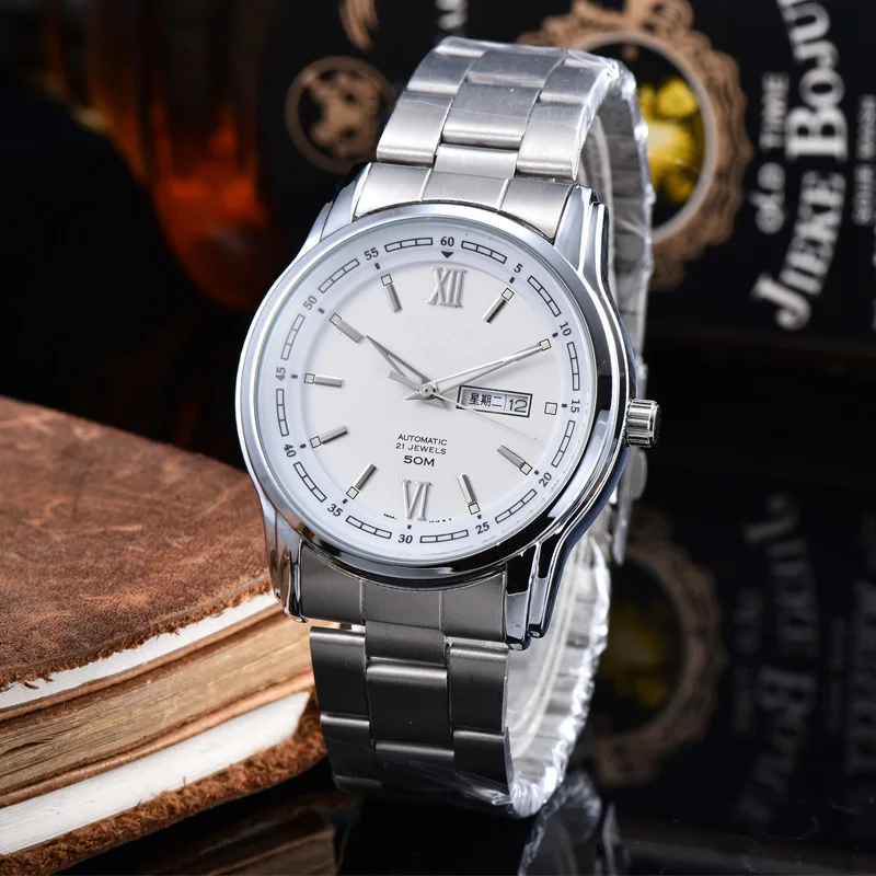 

2020 New Men's Watch AAA Top Luxury Business Watches Quartz Man Clock Fashion Alloy Strap Herrenuhr Reloj de hombr