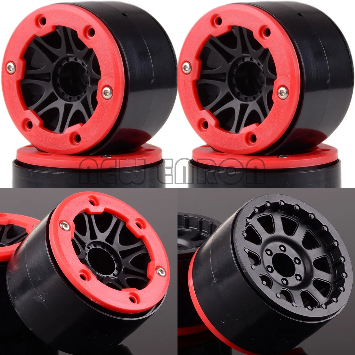 Новые колеса ENRON 4P 2 &quotBeadlock Ступицы RC 1:10 Рок Гусеничный 6006 для SCX10 осевой Рейф RR10 TRX4