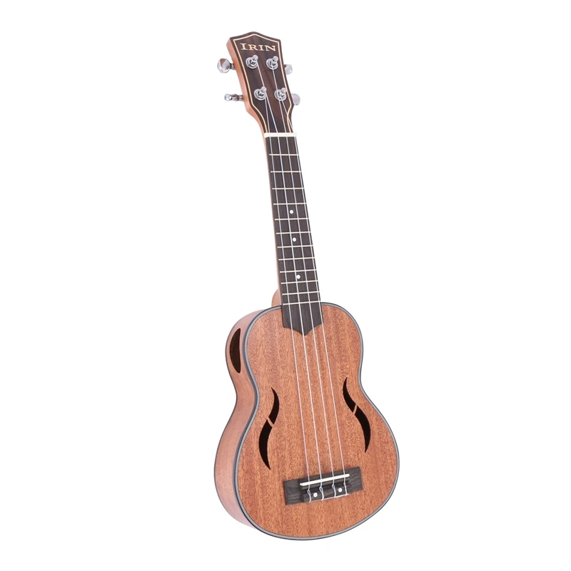 

Irin Soprano Ukulele 21 Inch Walnut Wood Acoustic Guitar Ukelele Mahogany Fingerboard Neck Hawaii 4 String Guitarra wood color