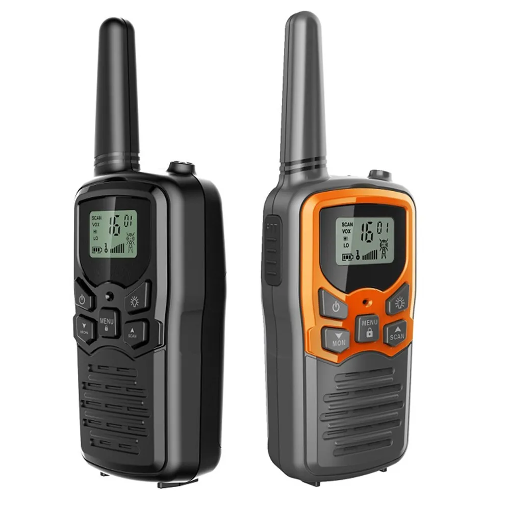 Enlarge 2022.2PCS Walkie Talkie Civil Kilometer High Power Radio Station Intercom Outdoor Handheld Mini Two Way Radio Communicator