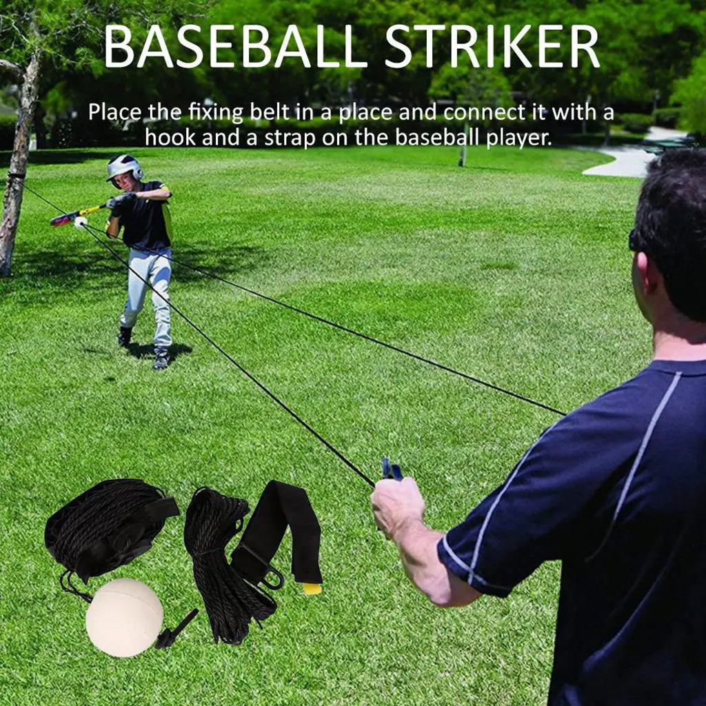 

Professional Baseball Batting Trainer Practicing Improves Batting Skills