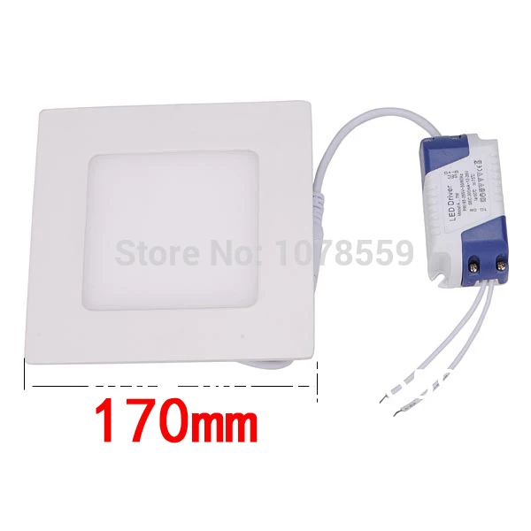 

Free shipping 12W led panel lights Epistar chip 960lm warm white/white square suspended SMD 85-265v