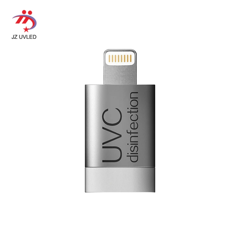 

5 PCS Portable UVC disinfection UV LED light mobile phone USB interface plug power supply factory OEM wholesale 275 nm Program