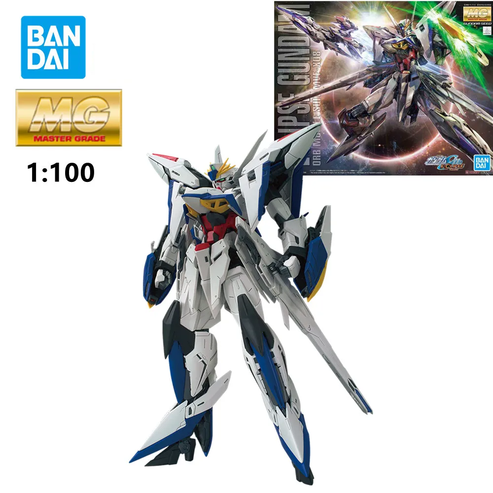 

Оригинальный Bandai Mg 1/100 Eclipse Gundam Orb мобильный костюм MVF-X08 Gundam Seed 5061919 модель модификации Speelgoed Gift